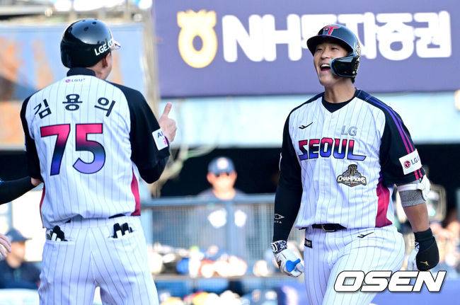 ‘홈런 1위’ 김도영 제치고 타석당 홈런 1위다…괴력의 LG 토종 우타 거포가 터진다, ‘잠실 빅보이’가 아니다