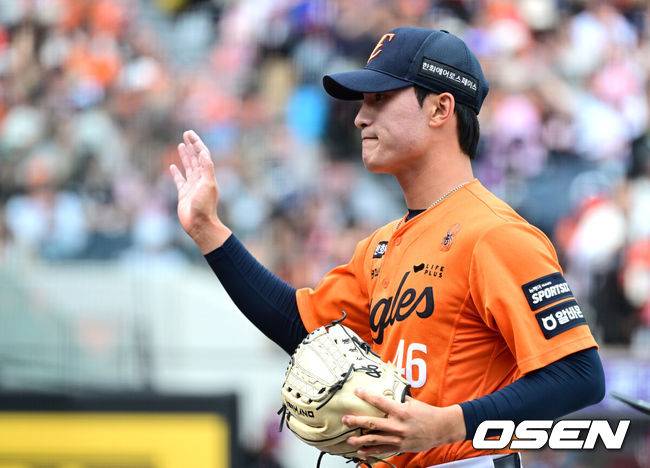 ‘독립리그 출신’ 150km 파이어볼러, 2이닝 무실점 쾌투…김서현은 볼넷·폭투·보크, 3종세트 3실점