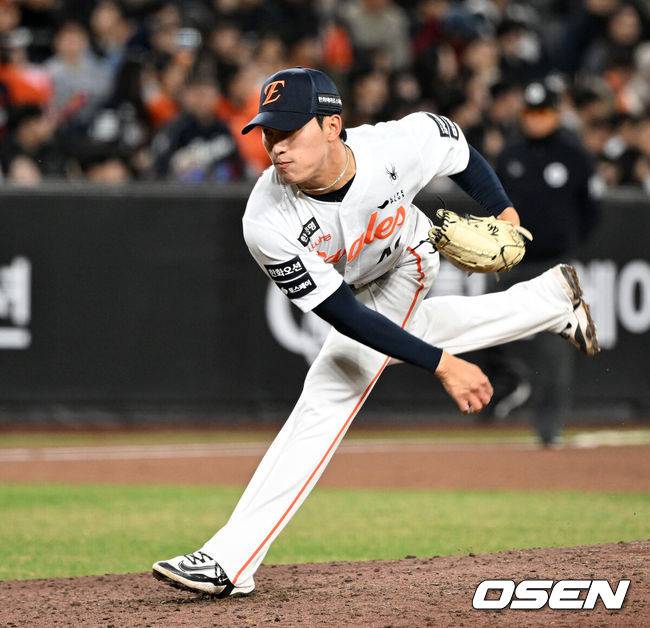 ‘독립리그 출신’ 150km 파이어볼러, 2이닝 무실점 쾌투…김서현은 볼넷·폭투·보크, 3종세트 3실점