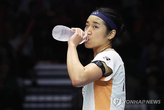 '안세영 죽이기 논란' 15점제, 실체 드러냈다…AN, 9전 전승 상대에 1게임 13-15 뒤져→신점수제였다면 게임 끝