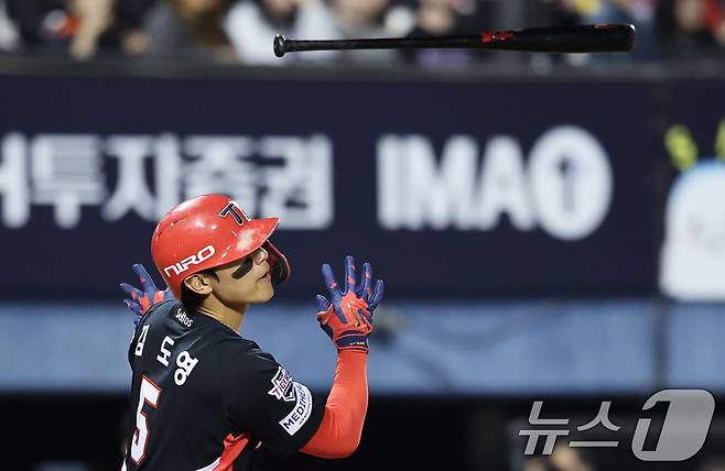 '홈런 1위' KIA 김도영, 2년 전 MVP 시즌보다 페이스 빠르다