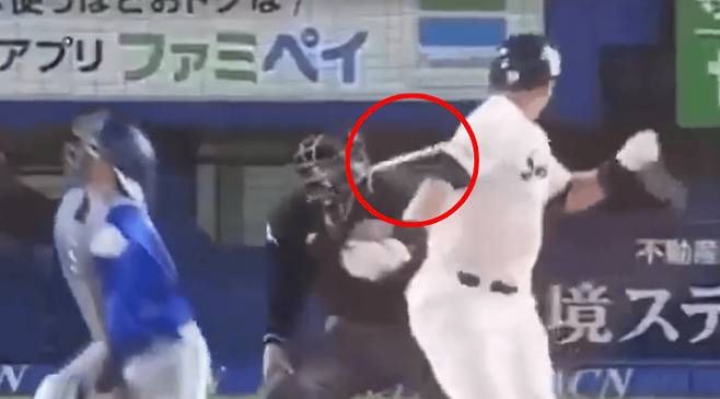 일본 프로야구 심판, 관자놀이에 방망이 직격…3주째 혼수상태