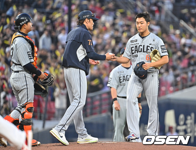제구가 이렇게 어렵나, 이의리+정우주 2회 강판, 김서현 노아웃 4실점...그래서 더 빛나는 RYU 금과옥조