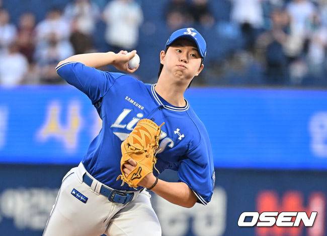 '슈퍼 루키' 장찬희 데뷔 첫 QS...패배 잊은 삼성, NC 잡고 5연승 질주...김재윤 통산 200세이브 금자탑 [창원 리뷰]