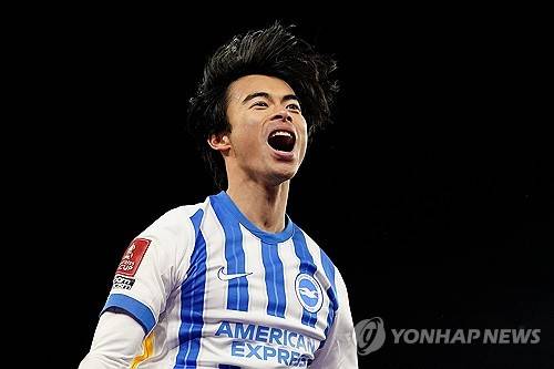 日 미토마, 벌써 손흥민 넘었다…토트넘전 원더골, 3번째 'EPL 이달의 골' 수상→최다 수상 공동 1위로