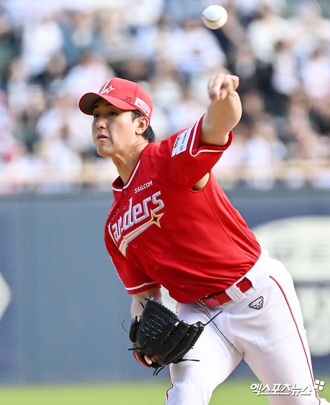 152km 찍으면 뭐하나…과제만 남은 KBO 최초 日 좌완 데뷔전, 이래서 '1선발 공백' 메울 수 있나 [잠실 현장]