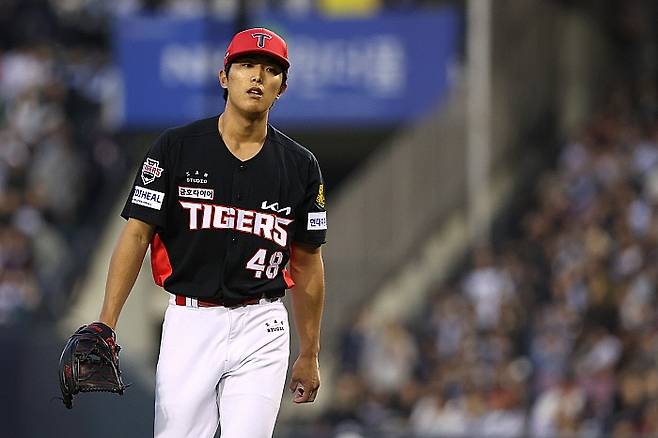 '이의리 2.2이닝 4실점 강판' KIA, 투수 불안으로 롯데에 3-7 패배···위닝시리즈로 마무리