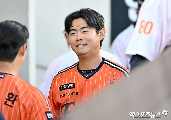 '허인서 선발 제외' 한화, 최재훈-류현진 배터리 호흡…황영묵 리드오프 배치 [고척 현장]