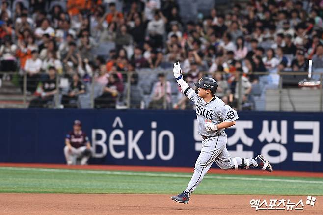 '류현진 위한 홈런 폭발' 강백호, 한화 팀 내 1위 등극…