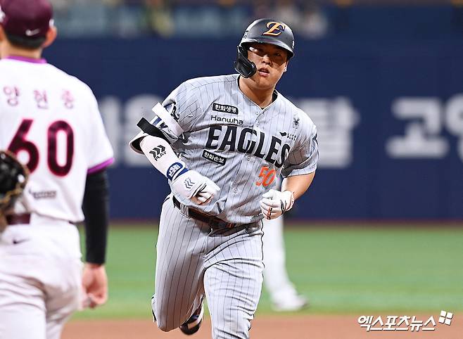 '류현진 위한 홈런 폭발' 강백호, 한화 팀 내 1위 등극…