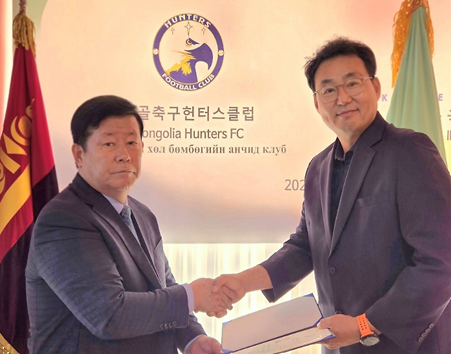 몽골 최상위 프리미어리그에 한국인이 운영하는 축구단이 있다?
