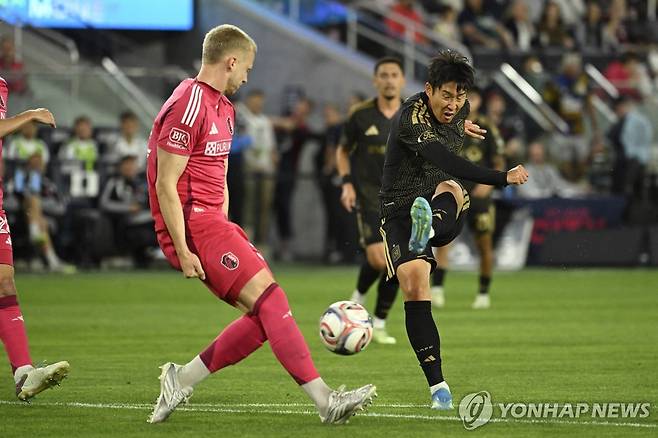 '손흥민 풀타임' LAFC, 정상빈 뛰는 세인트루이스에 1-2 패