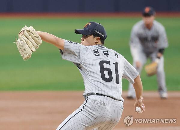 '폰세 때처럼' 정우주, 안우진 보러 온 MLB 스카우트 또 홀렸다[스한 이슈人]