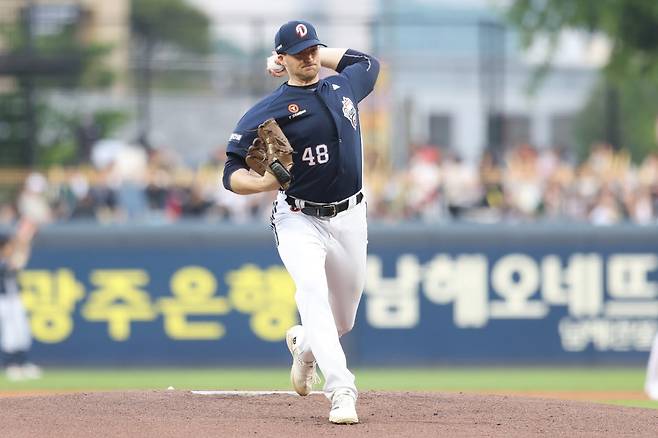 '와 ERA 2.35' KIA 국내 1선발 찾았다, 두산 꺾고 2연승…'드디어' 성영탁 등판 5SV[광주 리뷰]