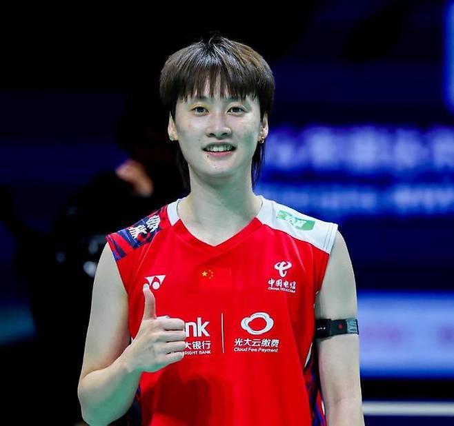'韓 김가은에 혼 났던' 中 천위페이, 50위 맞아 제대로 화풀이…태국 오픈 2R 36분 만에 2-0 완승
