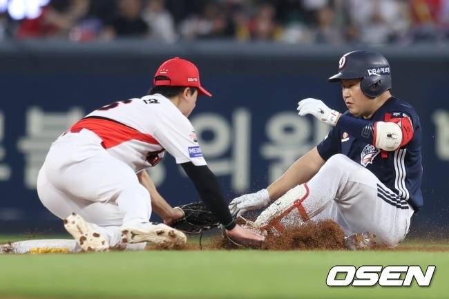 '패승승' KIA 총알송구와 다이빙캐치로 위닝S 잡다...뿌듯한 이범호