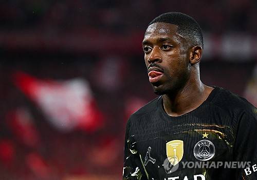 '이강인보다 더 적게 뛰었는데'…PSG 뎀벨레, 리그1 올해의 선수 수상→