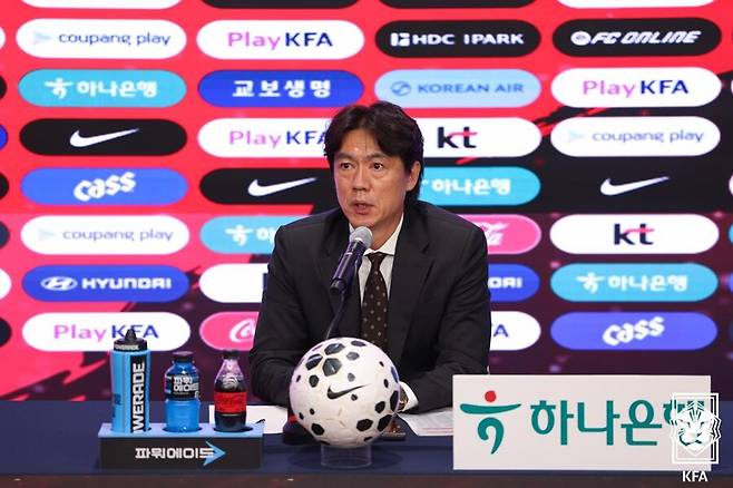 [SPO 현장] 홍명보 감독 소신발언 “월드컵 32강 진출, 내 목표 아니다…1차적인 목표일 뿐”