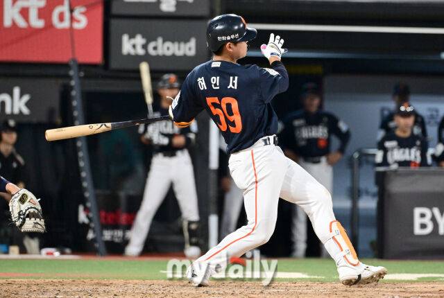 “허인서 대단해, 나보다 홈런 치는 능력 좋다” 한화 100억원 간판타자의 극찬…23세 거포 포수 어디까지 성장할까[MD수원]