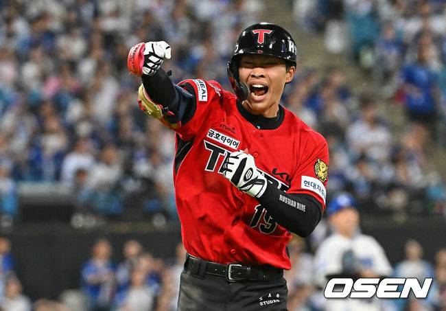 “현재 리그 최고의 1번 타자” 꽃감독 극찬…KIA가 찾던 리드오프, 박재현이었다 [오!쎈 대구]