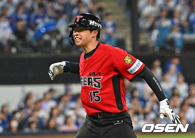 “현재 리그 최고의 1번 타자” 꽃감독 극찬…KIA가 찾던 리드오프, 박재현이었다 [오!쎈 대구]