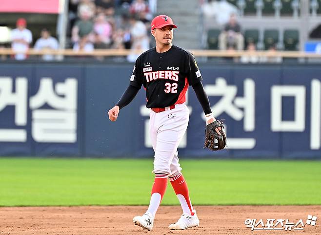 'KIA 고민 깊어지네' 2군서도 고전하는 호주 국대 내야수…