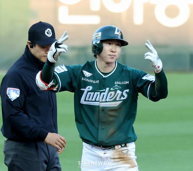 '타율 0.377' 맹타 박성한이 사라졌다→오태곤도 결장! 이숭용이 직접 밝힌 이유