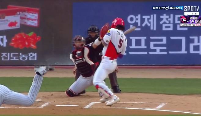김도영 직구 헤드샷 '아찔' → 홈런 맞은 톨허스트 10구·1아웃만에 퇴장…LG 초비상 [광주현장]