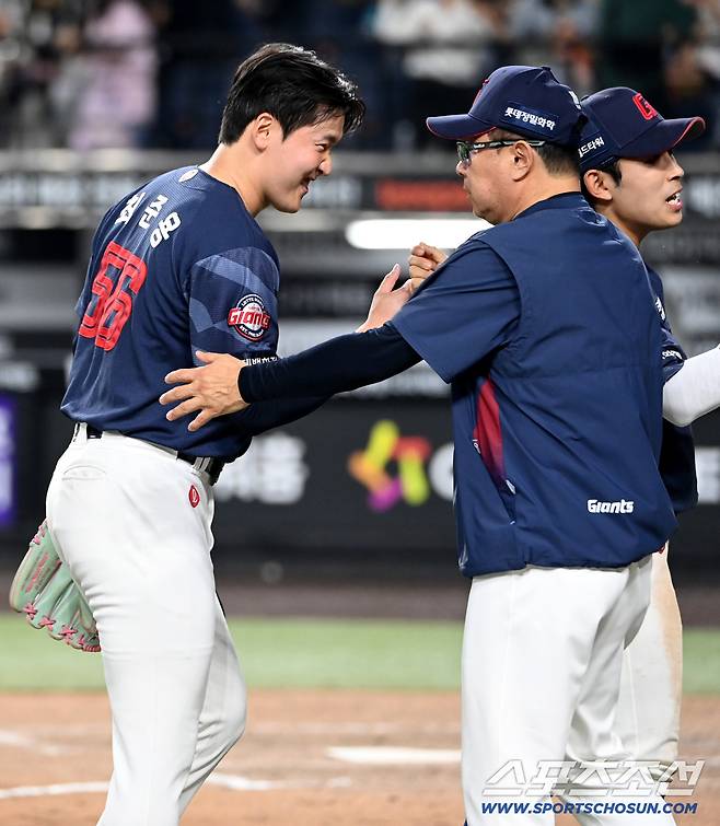우천취소 반색과 우려. 김경문 감독