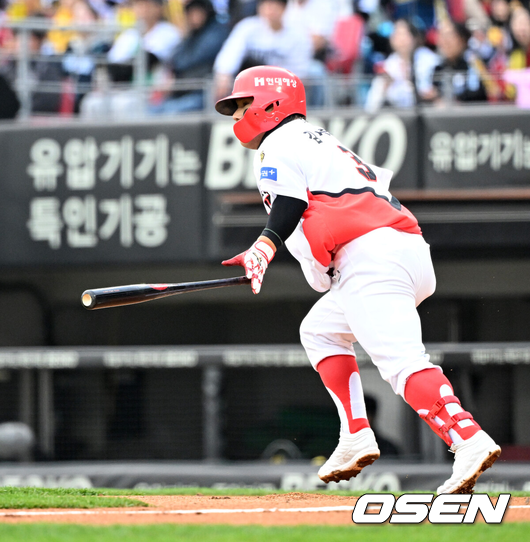 공포의 김호령 역전투런+쐐기타→해영탁 철벽 계투, KIA 5-2 승리... SSG 5연패 5할 붕괴 [광주 리뷰]