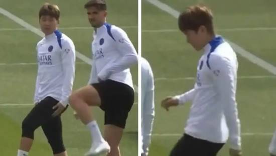 이강인 머리 염색에