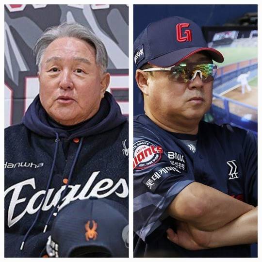 김경문 한화 감독, 가을야구 관계없이 재계약?...김태형 롯데 감독은 가을야구 필수