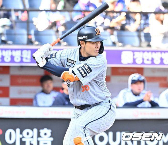‘포수→1루수→외야수’ 한화 거포 유망주, 2루타-안타-안타-안타 '4안타' 폭발...한화 2군, 15점 뽑으며 30승 선착