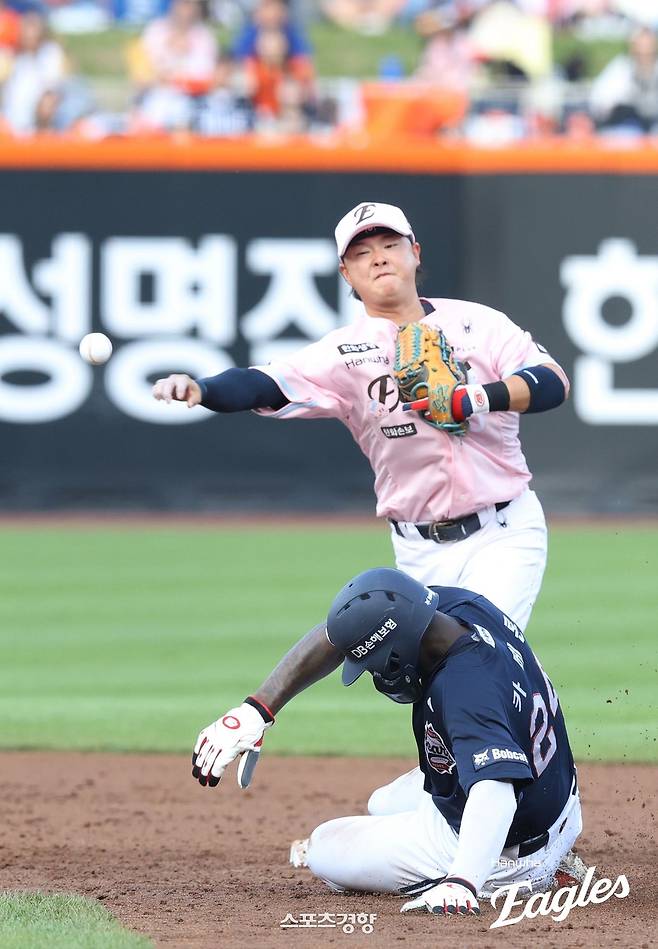 ‘100점 활약, 100점 백업’ 한화 베테랑 이도윤이 사는 법 “주전 생각 안나게, ‘잘해서 나오는’ 백업으로”