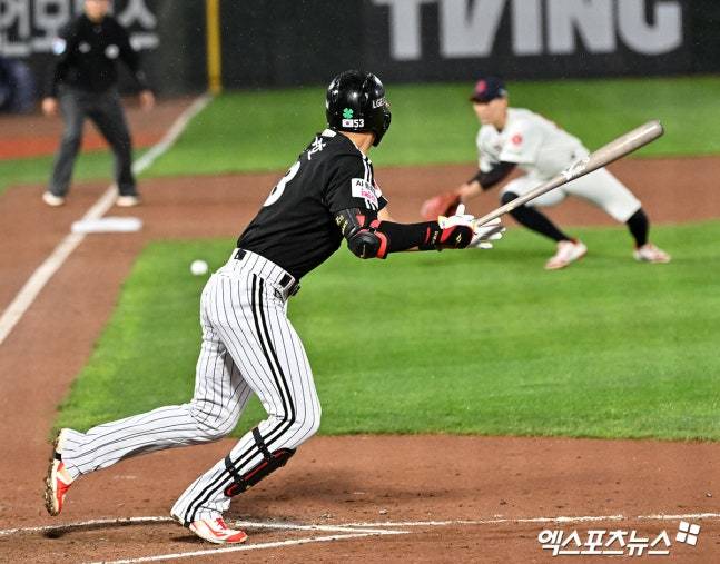 번트 실패→결승 2루타, 홈 주루사→콜드게임 승리…'행운의 남자' 천성호 안도의 한숨