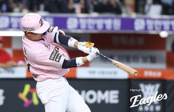 포수 10년 만의 대기록 쾅! 허인서 폭발한 한화, SSG 10연패 늪 밀어넣고 승률 5할 복귀