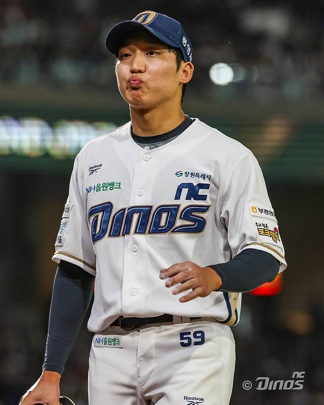 '역대 15번째 대기록' 5아웃 남기고 통한의 피홈런…'8이닝 역투' 구창모