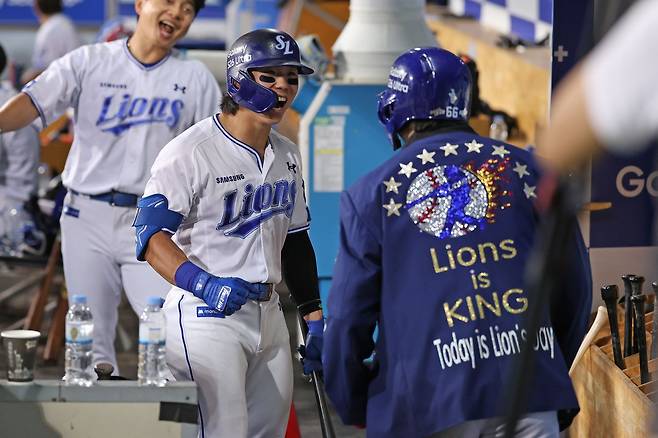 '3:7→8:7' 삼성 이걸 뒤집네! 역시 강하다…박승규 3점포+김성윤 결승타로 NC 제압→2위 도약 [대구:스코어]