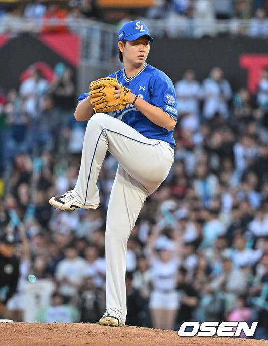 '원조 돌부처' 오승환도 반했다, '미니 돌부처' 장찬희 향한 극찬 “성적 요동치지 않을 선수