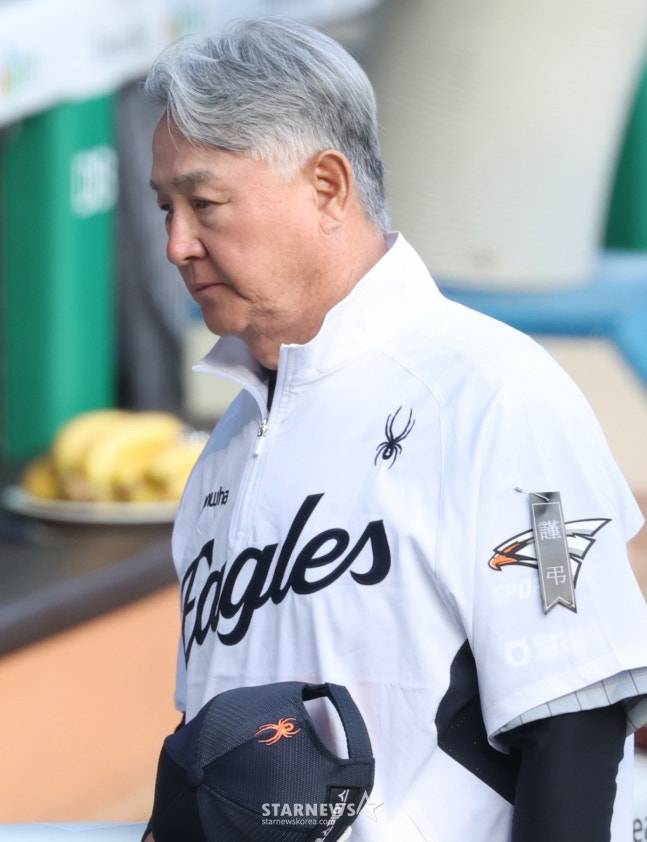 '주전 후반 투입' 한화 변칙 라인업, 헛스윙 삼진 9개+두산 불펜 투혼에 막혔다