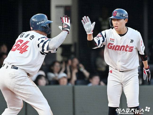 '광주 3연전 루징' 롯데 엔트리 변화, '목 부상' 박승욱 말소→김민성 3루 스타팅·이서준 콜업…'허리 염좌' 로드리게스 복귀전 [부산 라인업]