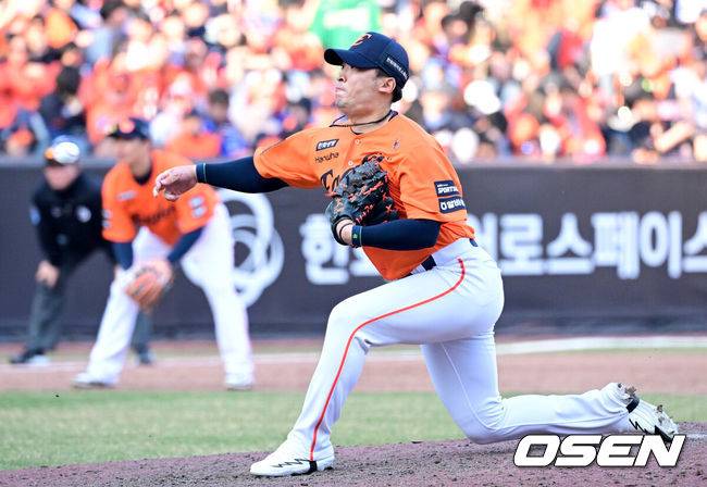 알아주던 한화 사이드암 필승조였는데...4G 연속 무실점→ERA 0.75, 다시 1군 기회 올까