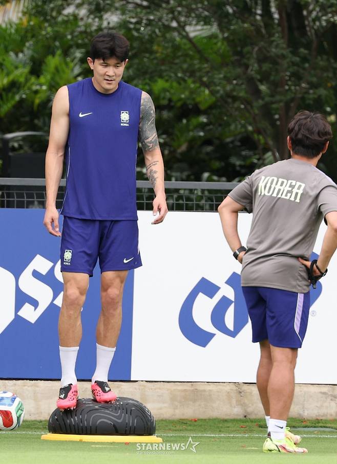 '무려 198·191cm' 역대급 피지컬 막을 수 있을까, 홍명보 감독