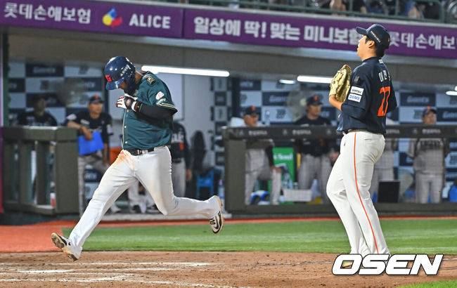 10회 2사 만루에서 실책이라니, 최준용 또 무너졌다...한화 극적인 스윕승, 롯데 4연패-김태형 800승 또 무산[부산 리뷰]