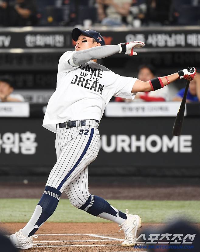 '제 2의 김도영' 맞네! 야수 최대어 이정도다…홈런 레이스 평정,