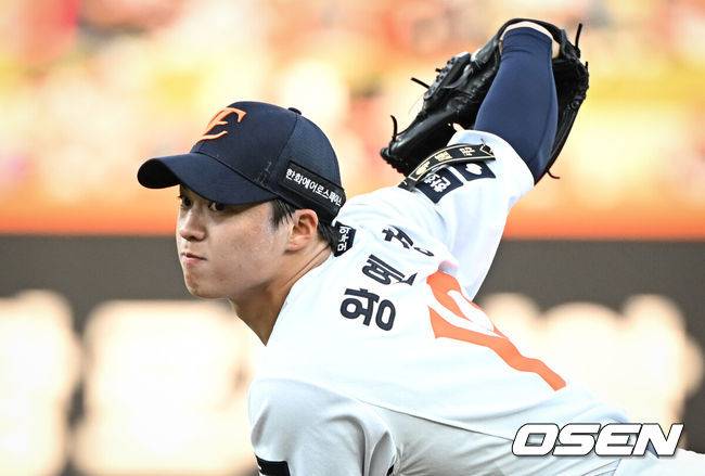 '김도영 홈런에 KO' 3⅔이닝 6실점 부진, 왕옌청 4일 휴식 후 등판 괜찮을까 [오!쎈 대전]