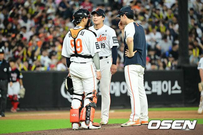 '김도영 홈런에 KO' 3⅔이닝 6실점 부진, 왕옌청 4일 휴식 후 등판 괜찮을까 [오!쎈 대전]
