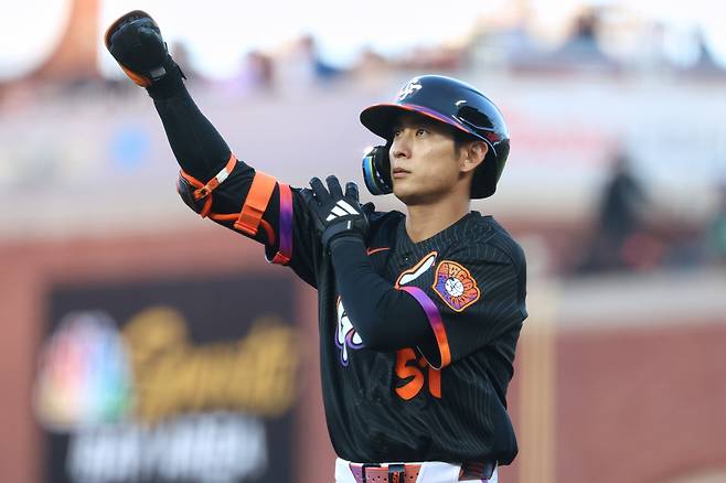 이정후, 韓 ML 최다 연속 안타 신기록에도 웃지 못했다…SF, WSH에 2:6 패배