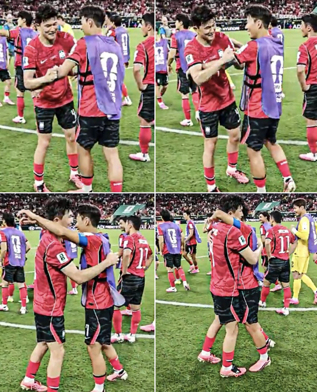 “경기 끝나자마자 손흥민에게 주장 완장 다시 채웠다”…외신도 일제히 주목한 김민재의 ‘리스펙’
