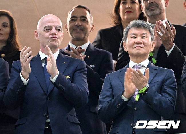 '전격 사퇴 선언' 정몽규 회장, 월드컵 승리 후 부탁 남겼다...